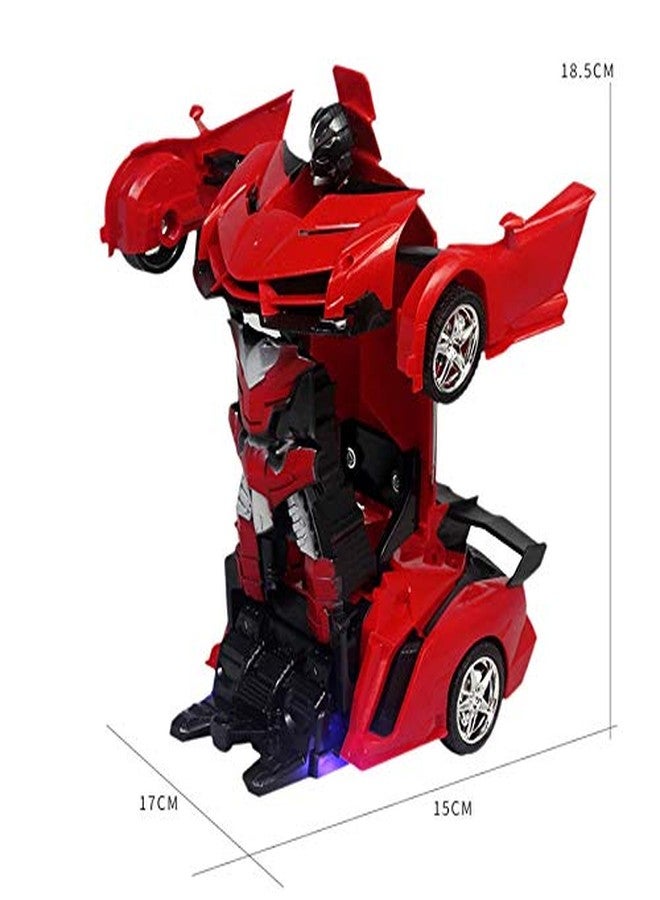 VGRASSP 2 in 1 Remote Control Model Car Converting Robot Toy for Kids - Color and Design as per Stock - Image 2